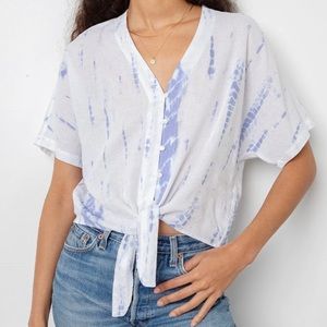 Rails Thea Cloud Tie Dye Women Blouse Top